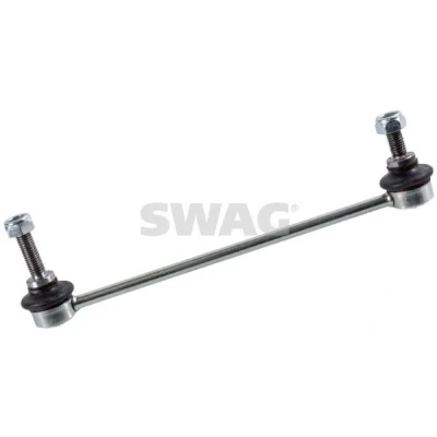 Imagen de SWAG 99 92 2473 Bieleta de suspensión Eje trasero izquierda, trasero, derecha 233 M10 x 1,25 con tuerca autofijadora Acero MINI: Hatchback, Cabrio