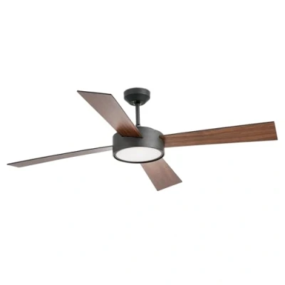 Imagen de FARO BARCELONA 33725 Hydra LED Ventilador de Techo Negro con Motor DC