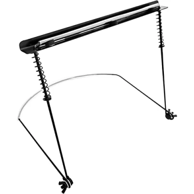 Imagen de soporte para armónicas con ajustable el cuello, color negro (24 agujeros)
