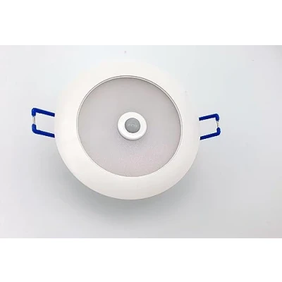 Imagen de HUBER Downlight LED [7W 600lm] con detector de movimiento PIR sensor empotrable para interiores y exteriores movimiento, IP54