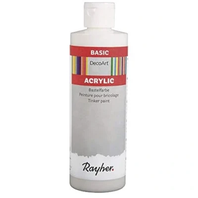 Imagen de Rayher Acrylic Brico Color, Blanco, Botella 235 ml,