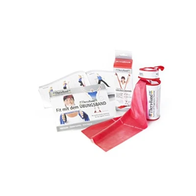 Imagen de Thera Band inkl. Tasche, 2,50 m x 12,80 cm, mittel, rot