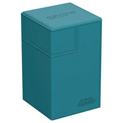 Imagen de Ultimate Guard Flip`n`Tray 100+ XenoSkin monocolor azul petróleo