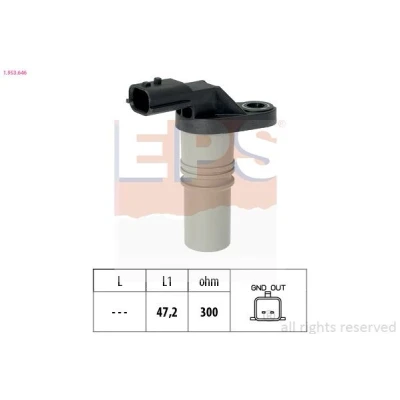 Imagen de EPS 1.953.646 Sensor de Cigueñal Made in Italy OE Equivalent RENAULT: CLIO 3, SCENIC SANDERO / Stepway 2, DACIA: 2