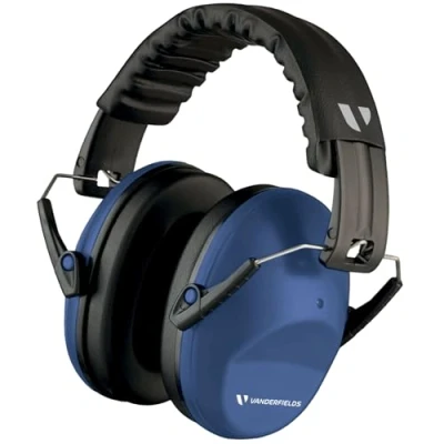 Imagen de Vanderfields Cascos Insonorizados para Adultos SNR 26dB Casco Antiruido Plegables y Ajustable Protección Auditiva el Trabajo, Bricolaje, Campos de Tiro, Jardinería, Estudiar
