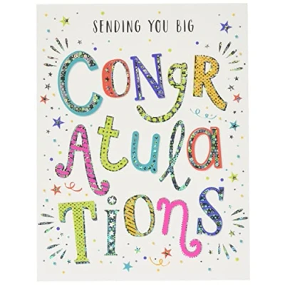 Imagen de Piccadilly Greetings Tarjeta de felicitación moderna 20,3 x 15,2 cm Regal Publishing