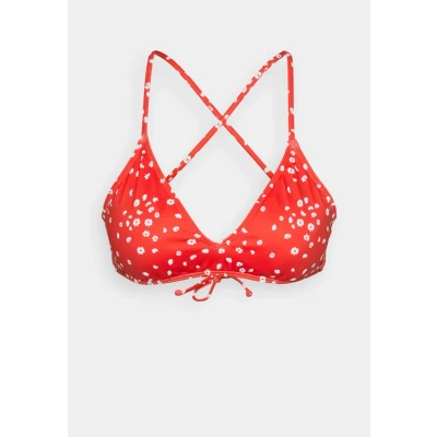 Imagen de Roxy Beach Classics Athletic Top de bikini, Mujer, Talla: Medium, Poppy red
