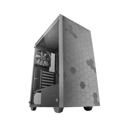 Imagen de Mars Gaming MC Q3, Caja Semitorre ATX, Ventana Lateral Completa Cristal Templado, Doble Rejilla Magnética Antipolvo Frontal + Superior, Ventilador 120mm FDB, Refrigeración Líquida 360mm, Negro