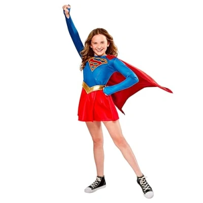 Imagen de Rubies 630076_M Disfraz Supergirl, Multicolor, Talla M (5 7 años)