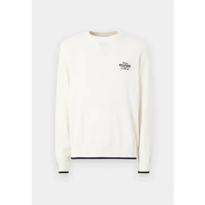 Imagen de Tommy Hilfiger Graphic CREW Jersey de punto, Hombre, Talla: XL, Ivory petal