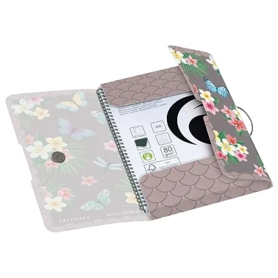 Imagen de Herlitz Carpeta de goma PP A4 Ladylike Butterflies