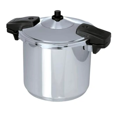 Imagen de Jata OSR8 Olla a Presión Super Rápida 8 litros, Acero Inoxidable, Apta para todas Cocinas Incluida Inducción, Diámetro 22 cm