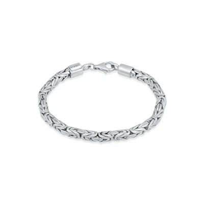 Imagen de uzzoi pulsera de plata ley 925 hecha a mano para hombre, cadena real (5 mm) Buda 925, maciza hombre