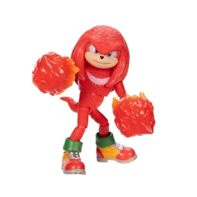 Imagen de Sonic 3 The Hedgehog la Película Figura de Acción Knuckles 13 cm Articulada Jakks Pacific