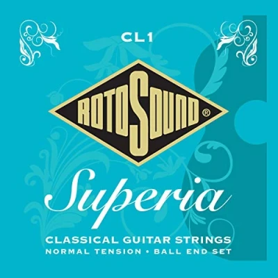 Imagen de Rotosound CL1 Juego de cuerdas para guitarra clásica, material nailon con entorchado plata, extremo bola