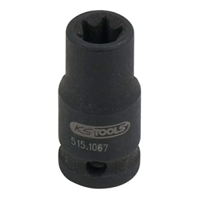 Imagen de KS TOOLS 515.1067 Cubos insertables 25 E7 6,3 (1/4&quot;) Perfil en E, Torx exterior