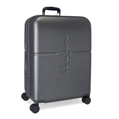 Imagen de Pepe Jeans Highlight Maleta mediana Azul 48x70x28 cms Rígida ABS Cierre TSA integrado 79L 4,32 kgs 4 Ruedas dobles Extensible