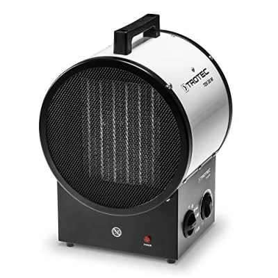 Imagen de TROTEC Calefactor cerámico TDS 30 M de 5 kW Duradero, Robusto, silencioso, por Tanto óptimos para el Calentamiento Espacios Interiores