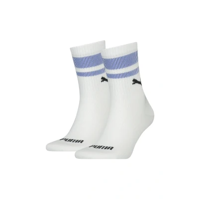 Imagen de Puma Unisex 2ER PACK Calcetines, Talla: 39 42, Weissblau