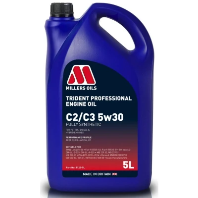 Imagen de Millers Oils Trident Professional ECO 5W 30 5L Aceite de motor 8123 5 FORD: Focus 3, 2, FIESTA 5, RENAULT: CLIO SCENIC 2