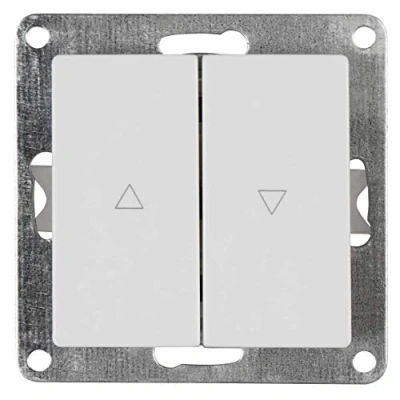 Imagen de MC POWER McPower Cup 1534291 Pulsador para persianas (250 V /10 A, UP), color blanco