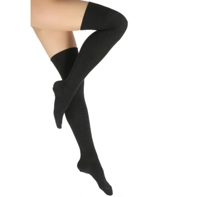 Imagen de Falke Softmerino Overknees warm Calcetines hasta la rodilla, Mujer, Talla: 37/38, Anthrazit