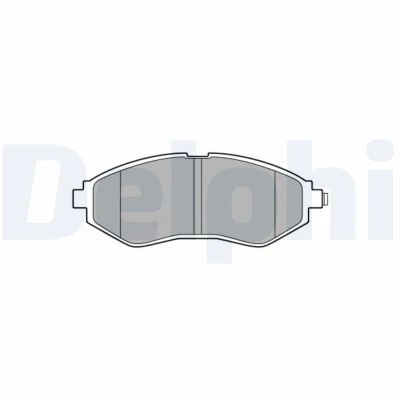 Imagen de DELPHI LP3594 Juego de pastillas freno con avisador acústico desgaste Chapa antichirridos sin accesorios CHEVROLET: Aveo / Kalos Hatchback