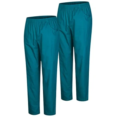 Imagen de MISEMIYA Pack 2 pcs PANTALÓN Sanitario Unisex Uniforme Uniformes MEDICOS DE Trabajo Ref.8312 * 5XL, Verde 3B 21