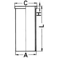 Imagen de KOLBENSCHMIDT 89470190 Camisa del cilindro 108