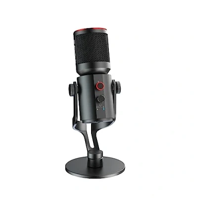 Imagen de Micrófono de Condensador USB AVerMedia Live Streamer AM350 para Streaming, Podcast, Juegos, Canto, ASMR, Portátil, PC