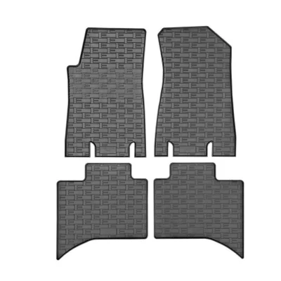 Imagen de AutoStyle Juego CK RMX02 de alfombrillas suelo Caucho 4 negro 730mm 530mm