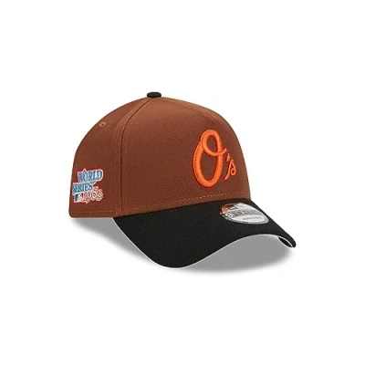 Imagen de New Era Baltimore Orioles MLB Harvest World Series 1983 Brown Black 9Forty A Frame Snapback Cap One Size