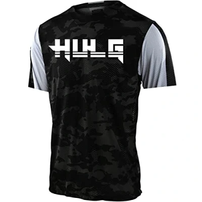 Imagen de Maillot Ciclismo Hombre Verano Bicicleta Montaña Bike MTB Camiseta con Mangas Cortas para De Carretera/Multideporte/Fitness (S,style 14)