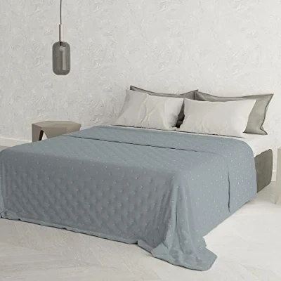 Imagen de Italian Bed Linen Eldrojoòn de Verano Chic, Microfibra, Gris Oscuro, 250x250cm