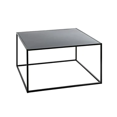 Imagen de HAKU Möbel Mesa auxiliar negro, metal, metal Dim.: AN 70 cm x AL 40 P cm, Estilo: Moderno