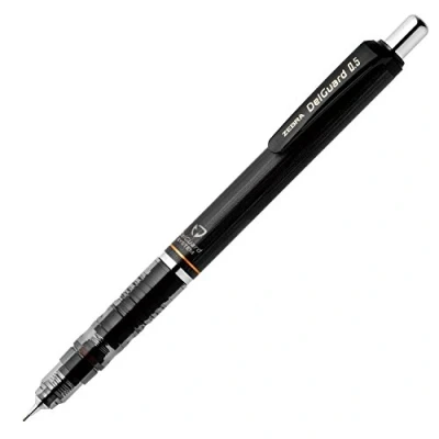 Imagen de Zebra DelGuard Portaminas de 0,5 mm, color negro