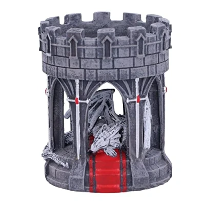 Imagen de Nemesis Now Anne Stokes Valour Lámpara de té (6 cm), Color Gris