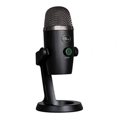 Imagen de Logitech for Creators Blue Yeti Nano Micrófono de condensador USB Premium, Grabación, Streaming, Gaming, Podcasting, PC, Mac, Efectos VO!CE, Cardioide y Omnidireccional, Sin Latencia Negro