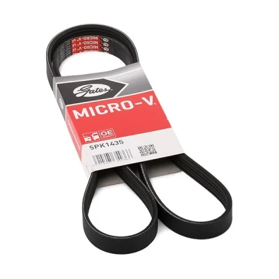 Imagen de GATES Micro V 5PK1435 Correa trapecial poli 1435 5 Poliéster, EPDM (Ethylen Propylen Dien Caucho) AUDI: A6 C5 Berlina, A4 B6 Avant