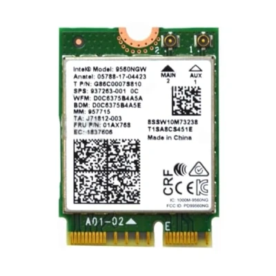 Imagen de Intel 9560NGW Wireless AC 9560 802.11AC WLAN PCI Express Bluetooth 5.1 WiFi Card G86C0007S810 No vPro