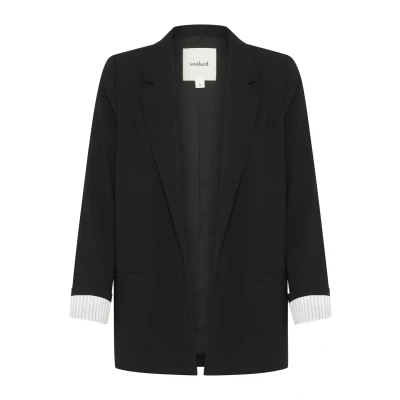 Imagen de Soaked in Luxury Shirley Foldup Abrigo corto, Mujer, Talla: Medium, Black