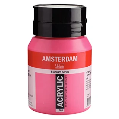Imagen de Amsterdam Standard Series Colores Acrílicos Bote 500 ml Rosa Quinacridona 366 (17723662)