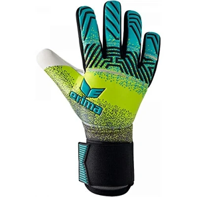 Imagen de erima Flex Rd Robusto Guantes De Portero, Unisex niños, Petrol/Lime/Negro, 4,5