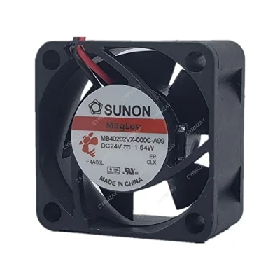 Imagen de CYRMZAY Ventilador Compatible para SUNON MB40202VX 000C A99 24V 1.54W 4020 4CM 2 Wire Cooling
