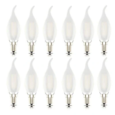 Imagen de Phoenix LED Bombillas Vela E14,Regulable,Luz Calida(2700K),4W Equivalente a 40W, 400 Lúmenes, Pack de 12
