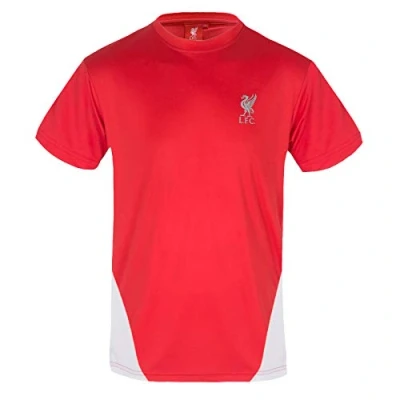 Imagen de Liverpool FC Camiseta oficial de entrenamiento Para hombre Poliéster Rojo/blanco M