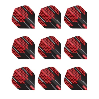 Imagen de RED DRAGON Hardcore Radical Crossfire Dart Flights 3 juegos por paquete (9 vuelos de dardos en total)