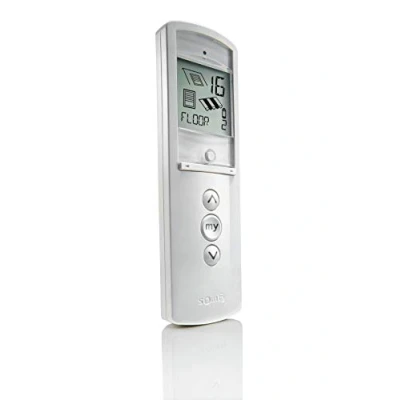 Imagen de Somfy 2401100 Telis RTS de 16 vías, control obturación, para controlar motores o grupos motores, compatible con RTS, Gris