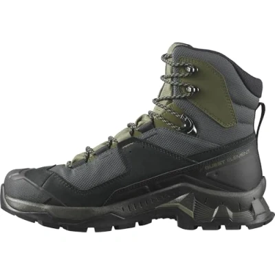 Imagen de Salomon Quest GTX Zapatillas de senderismo, Hombre, Talla: 41 1/3, Black/deep lichen green/olive night Zapatos
