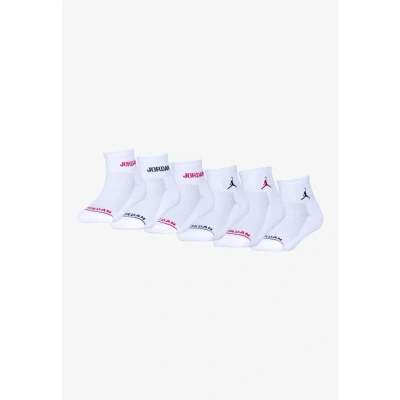 Imagen de Jordan Legend Ankle 6 PACK Calcetines de deporte para niños, Talla: 23.5 27, White